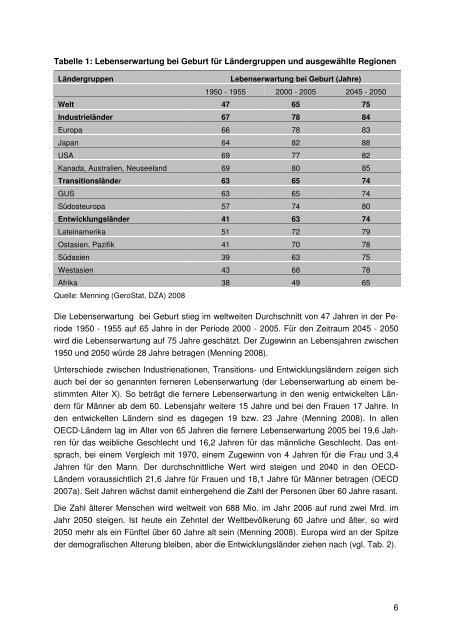 Herausforderungen einer alternden Gesellschaft – Was kann ... - VfA