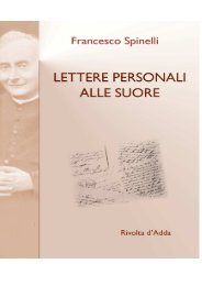 LETTERE PERSONALI DON FRANCESCO ... - Suore Adoratrici