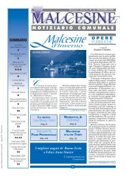 notiziario n. 14 dicembre 2000.pdf - Comune di Malcesine