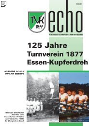 TVK-Echo 2/2002 - Turnverein 1877 eV Essen-Kupferdreh