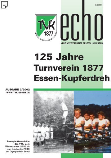 TVK-Echo 2/2002 - Turnverein 1877 eV Essen-Kupferdreh