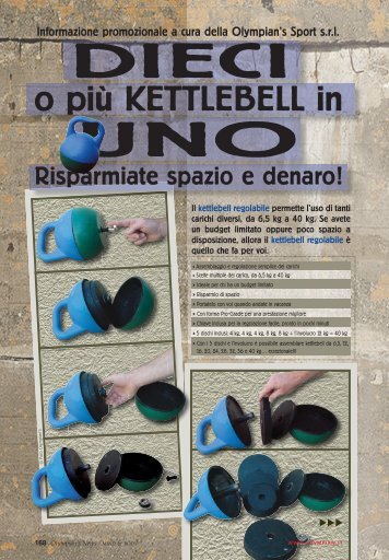 Dieci kettlebell in uno (PDF) - Olympian's News