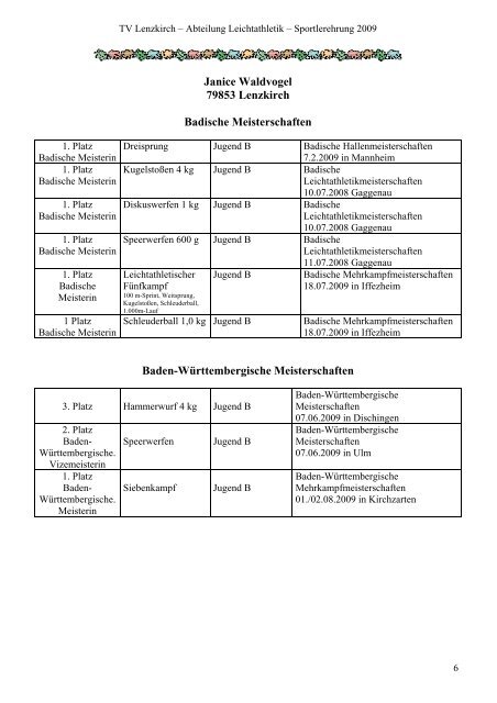 PDF Datei öffnen - TV Lenzkirch