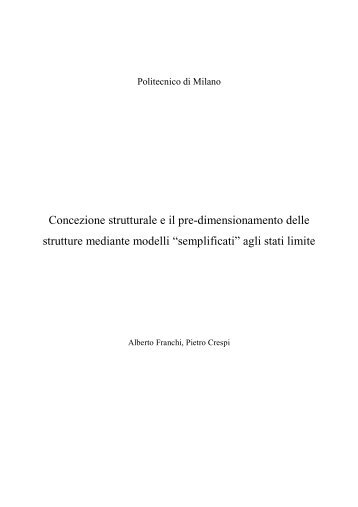 Dispense di Architettura.pdf - Ingegneria Strutturale - Politecnico di ...