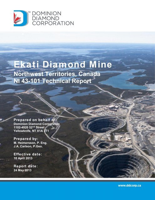 Ekati Diamond Mine