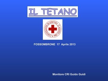 Tetano. - Cri Fossombrone
