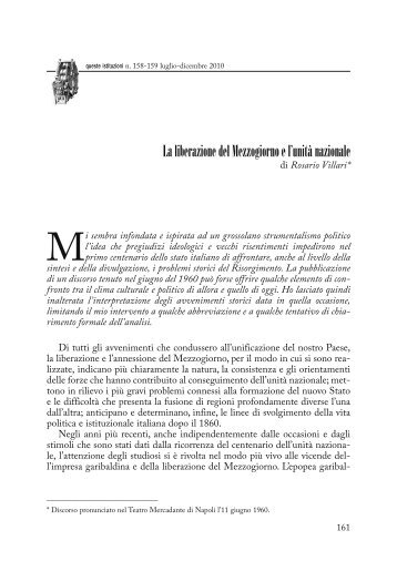 La liberazione del Mezzogiorno e l'unità nazionale - Consiglio ...