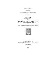 VELENI AVVELENAMENTI - Enciclopedia delle Armi di Edoardo Mori