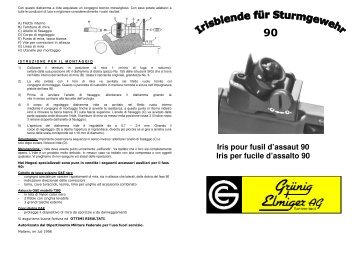 Montageanleitung Irisblende SG550-SG553 - Gun Factory