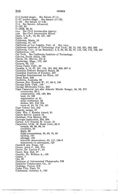 Astronautical and Aeronautical Events of 1962 - NASA's History Office