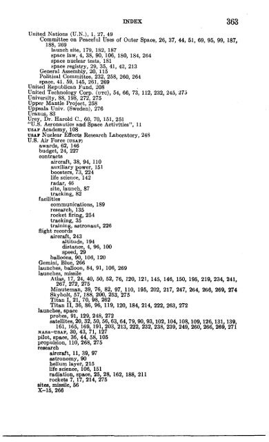 Astronautical and Aeronautical Events of 1962 - NASA's History Office