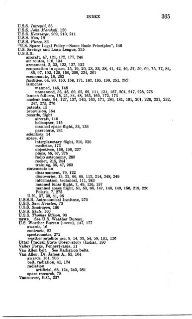 Astronautical and Aeronautical Events of 1962 - NASA's History Office