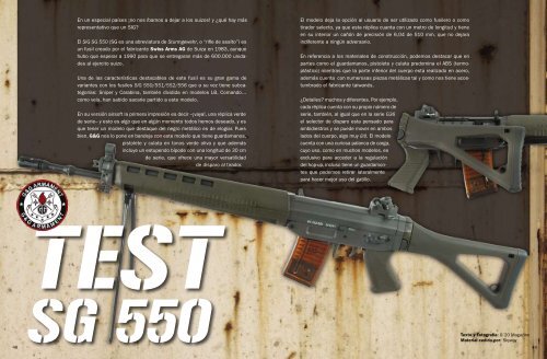 Comentarios sobre SG550 : Versión Español