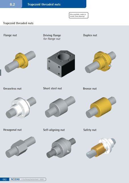 Spur gears steel, milled - Nozag AG