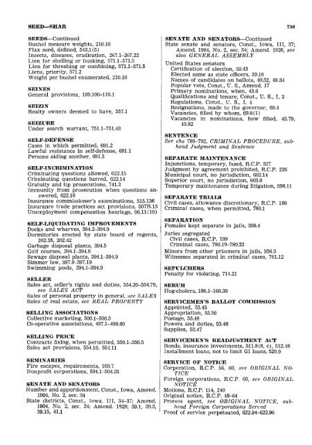 1962 Iowa Code Index.pdf - Iowa Legislature - State of Iowa