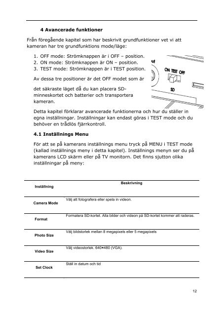 Bruksanvisning SG550M-8M - Netto jakt.