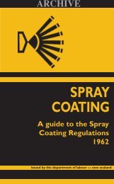 Spray Coating Regulations 1962 - Health and Safety - Department ...