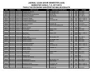 jadwal ujian akhir semester (uas) semester ganjil ta 2011/2012 ...