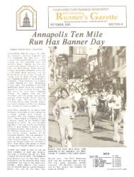 Run Has Banner Day - Annapolis Striders