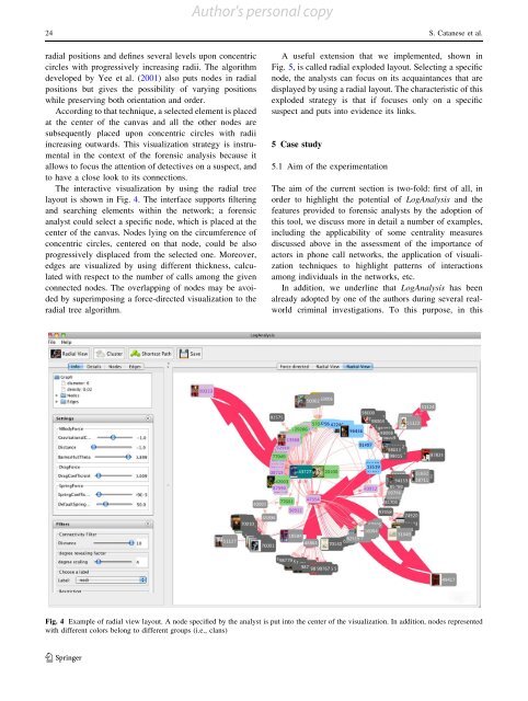 Forensic analysis of phone call networks Salvatore Catanese, Emilio ...