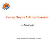 Yavaş Seyirli Cilt Lenfomaları - Lenfoma Myeloma Derneği