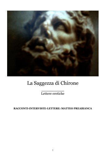 La Saggezza di Chirone ______