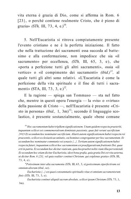 Eucaristia in san Tommaso Dottore Eucaristico. Teologia, mistica e ...