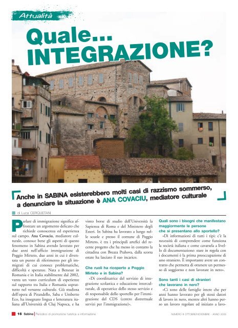Rieti - Sabina Magazine