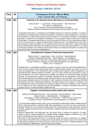 6 Atomic Physics and Quantum Optics