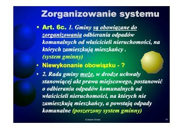 Odpady komunalne - prezentacja prof. Marek Górski