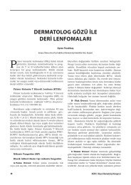 DERMATOLOG GÖZÜ İLE DERİ LENFOMALARI (Ayten Ferahbaş)