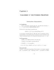 Cap´ıtulo 3 VALORES Y VECTORES PROPIOS