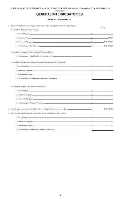 schedule db - part f - section 1 - TIAA-CREF