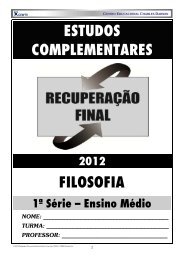 ESTUDOS COMPLEMENTARES FILOSOFIA - Darwin