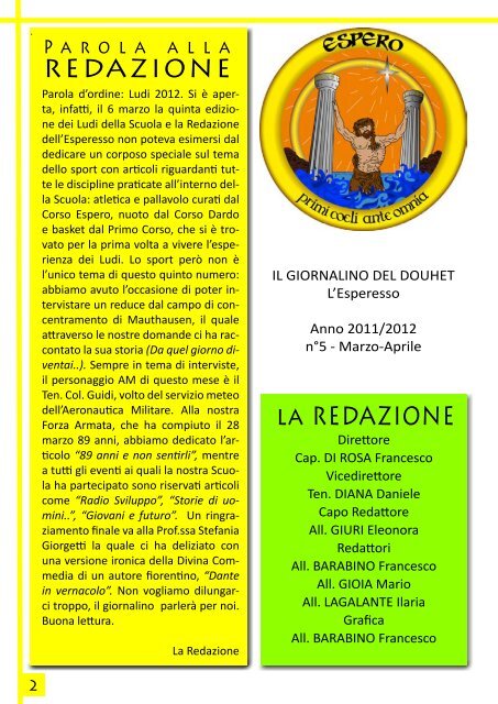 Il Giornalino del DoUHET - Aeronautica Militare Italiana