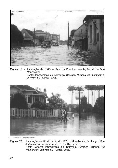 história das inundações em joinville 1851 - Instituto Viva Cidade