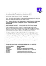 Jahresbericht der Turnabteilung für das Jahr 2012-1x ...