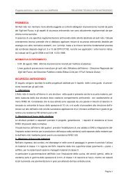 Relazione specialistica ai fini antincendio.pdf - Comune di Oristano
