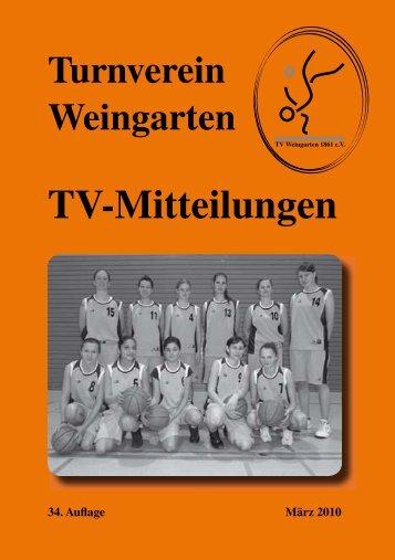 TV-Mitteilungen - TV Weingarten 1861 eV