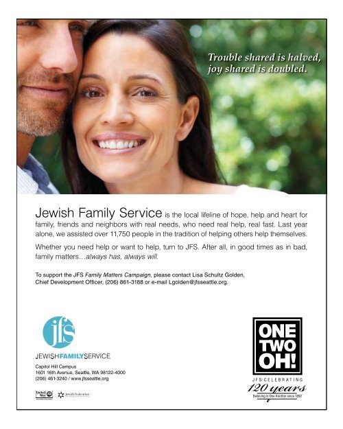 Northwest Jewish Family 2012-13 - The Jewish Transcript