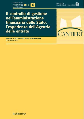 Il controllo di gestione nell'amministrazione finanziaria ... - Magellano