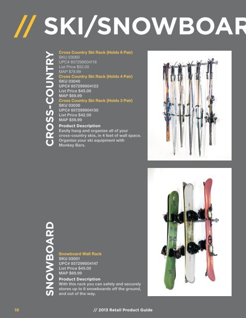 Monkey Bars 2013 Retail Product Catalog