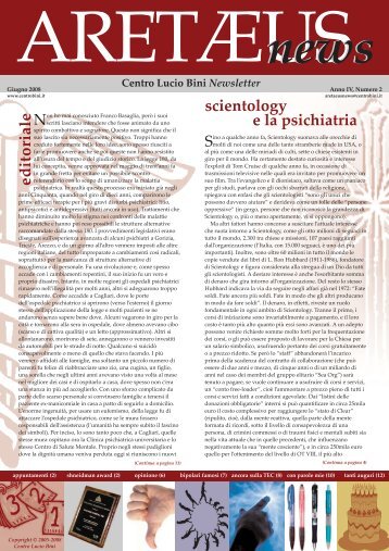 editoriale scientology e la psichiatria - Centro Luigi Bini