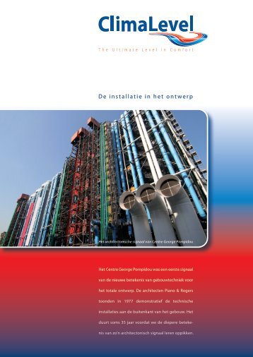 Informatiebrochure ClimaLevel voor Architecten