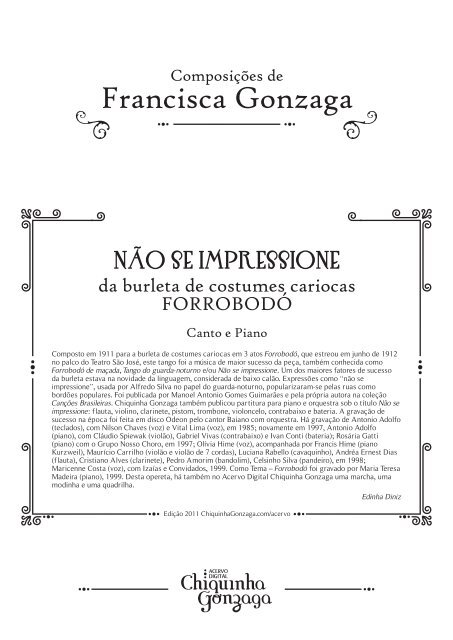 Francisca Gonzaga - Chiquinha Gonzaga