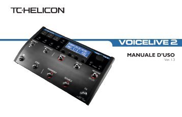 MANUALE D'USO - TC-Helicon