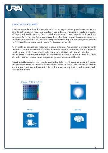 che cos'è il colore - Urai