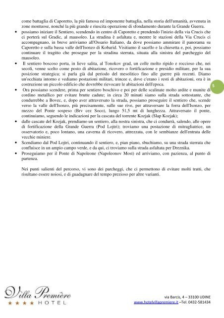 Vedi itinerario 1 - Istituto del Nastro Azzurro