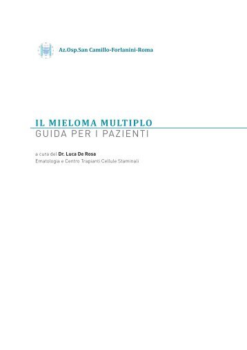 il mieloma multiplo - Azienda ospedaliera S.Camillo-Forlanini