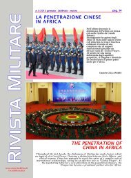 La penetrazione cinese in Africa - Esercito Italiano - Ministero della ...